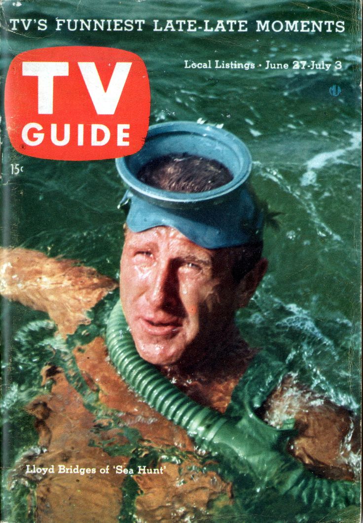 Lloyd Bridges of 'Sea Hunt' fron TV Guide