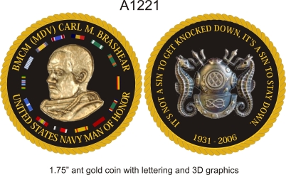 Carl Brashear Coin